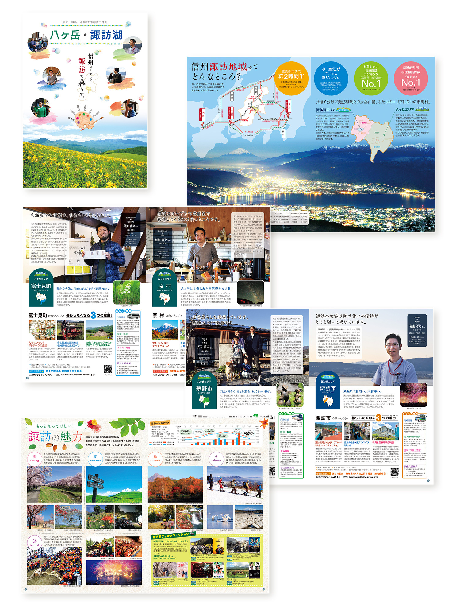 信州・諏訪６市町村合同移住情報「八ヶ岳・諏訪湖」